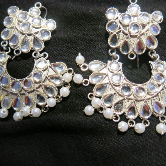 2 set of Earrings Kundan - Picture 2 of 7